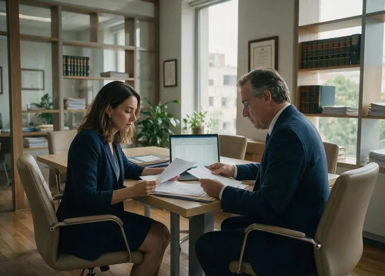 Equipe da Justa analisando um processo